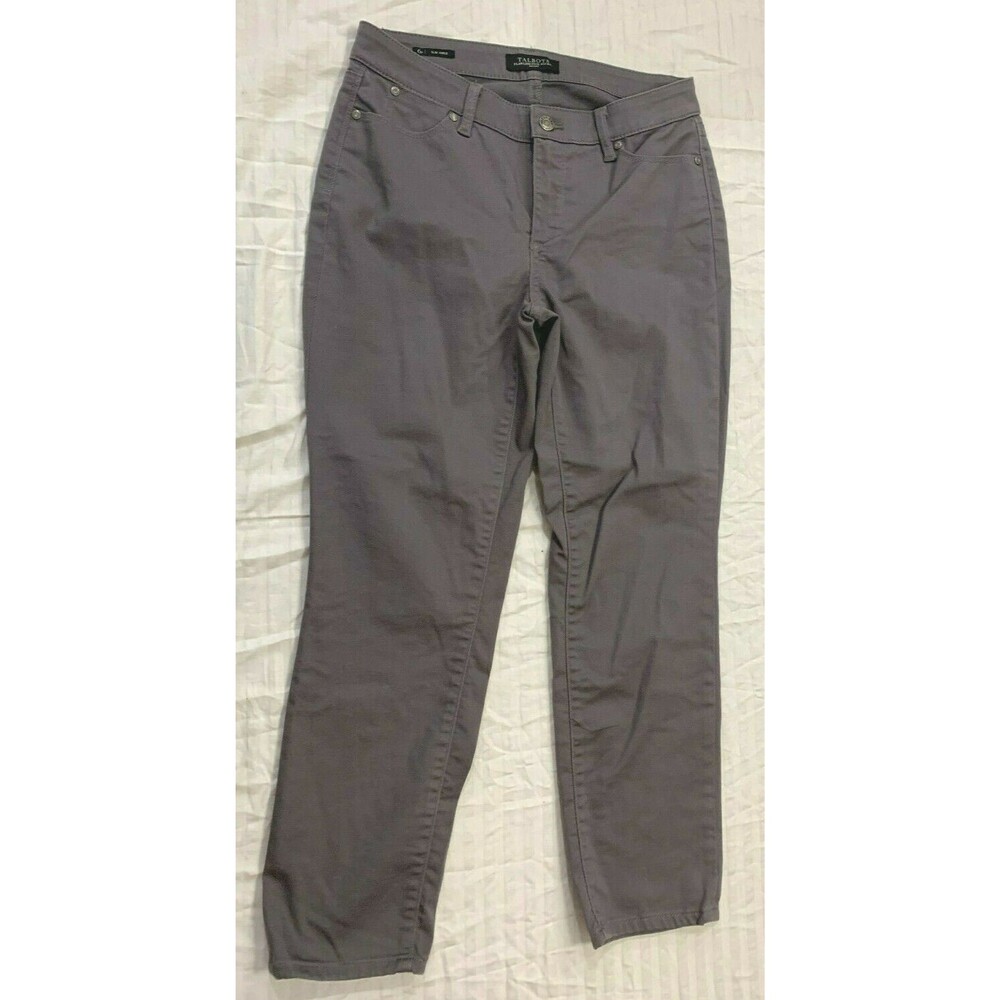 TALBOTS FLAWLESS FIVE POCKET SLIM ANKLE WOMENS JEANS PANTS SIZE 6P